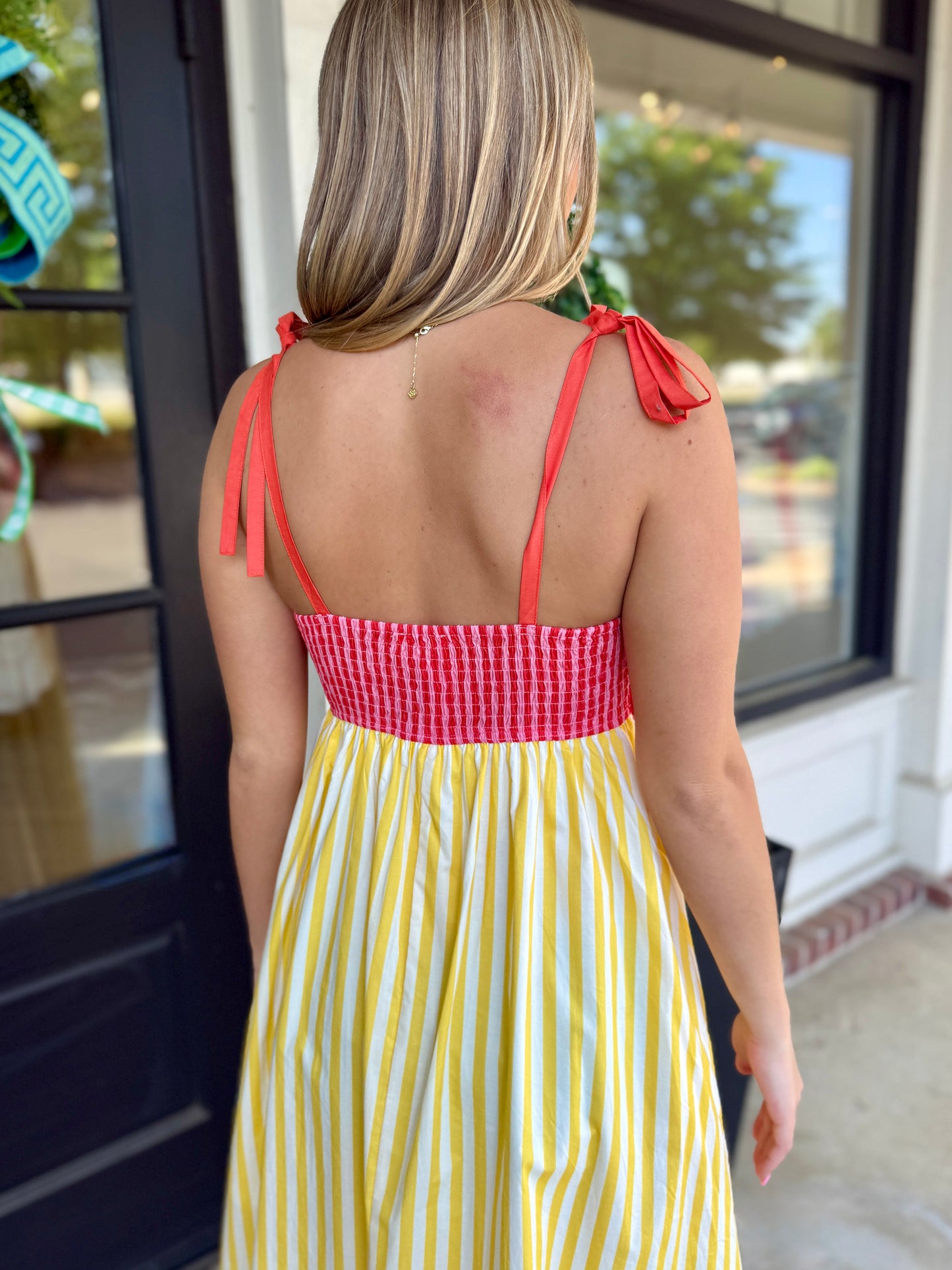 Lemon/Orange Scallop Midi