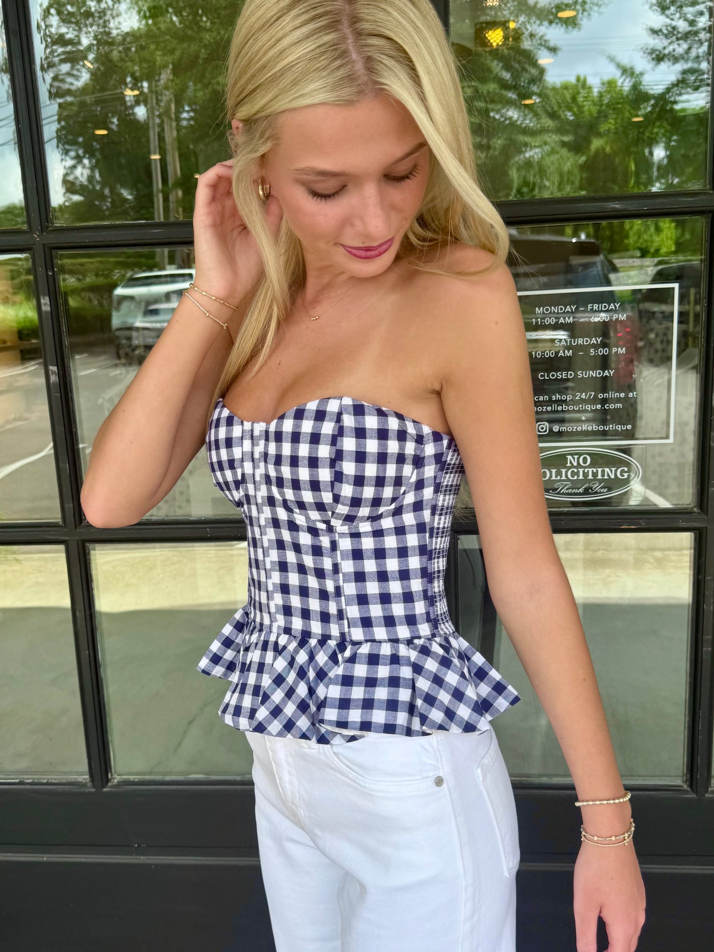 Noelle Strapless Top