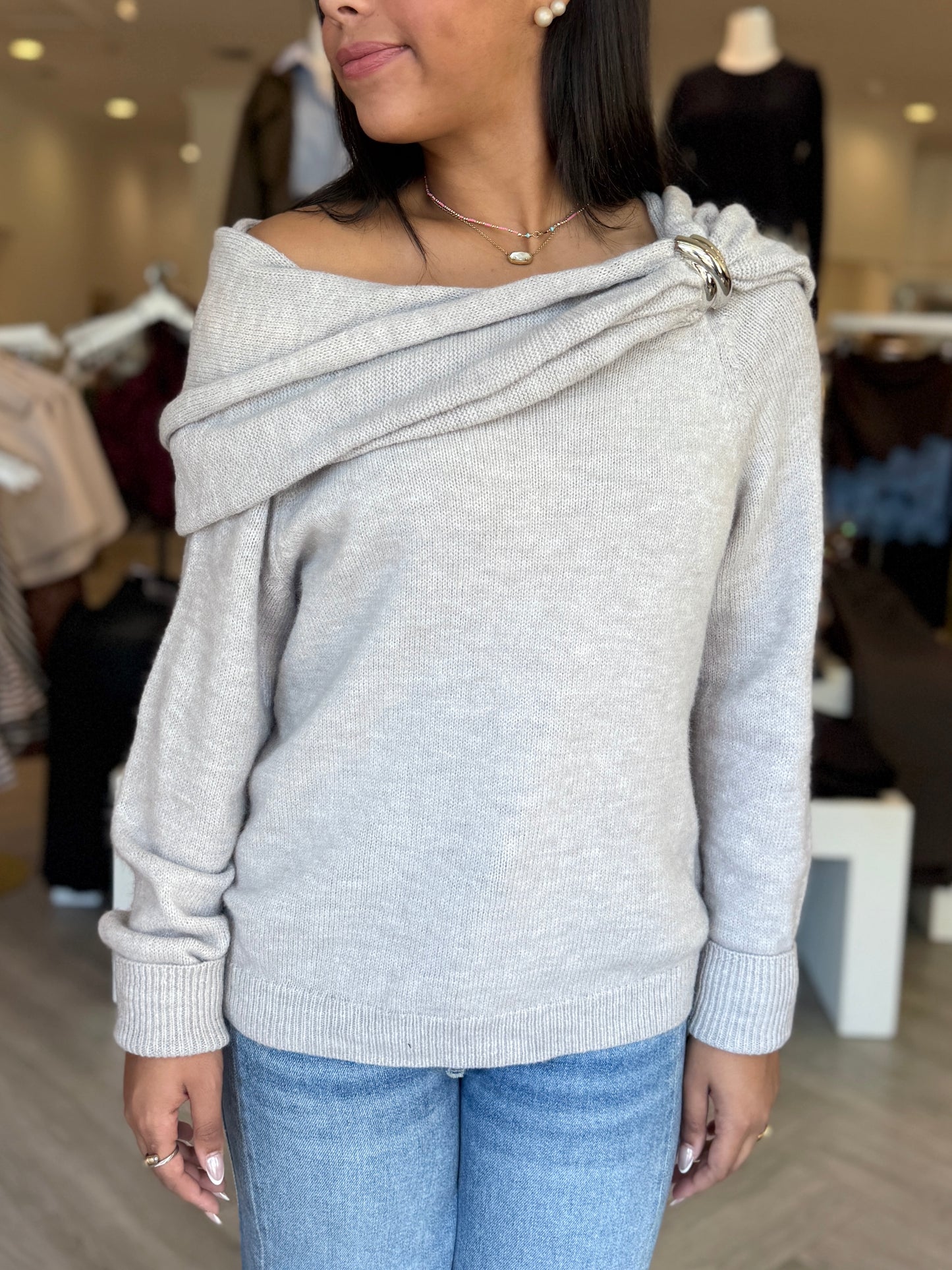 O/S Hardware Sweater (2 colors)