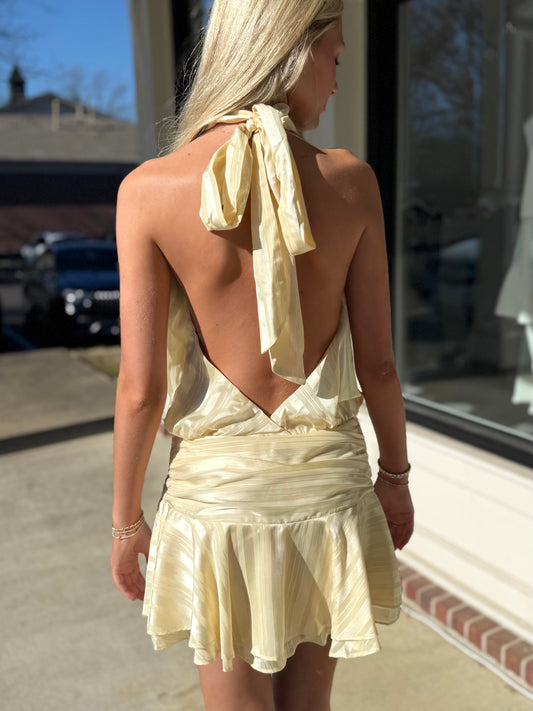 Estelle Flutter Mini Dress