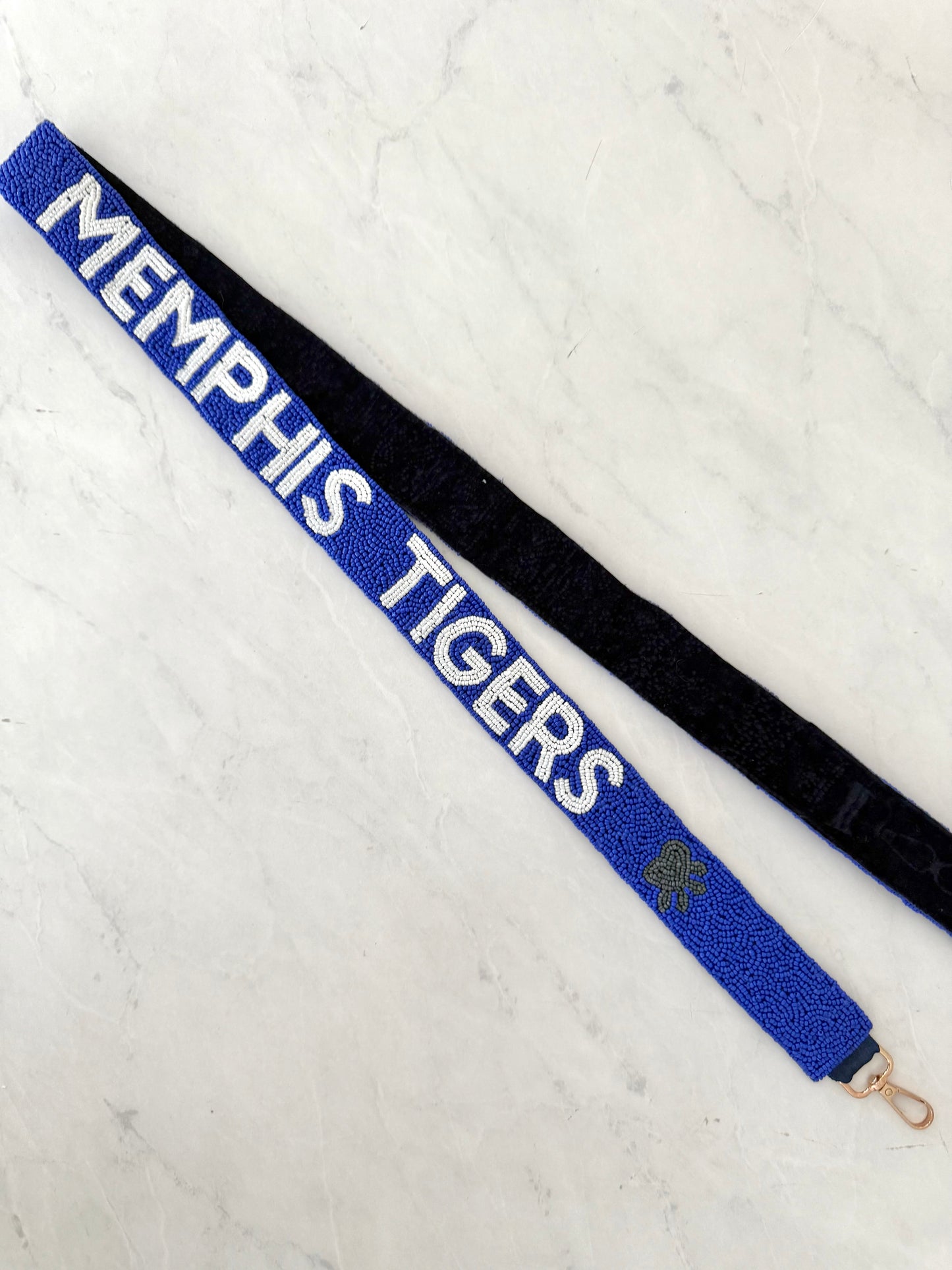 MEMPHIS TIGERS Beaded Purse Strap