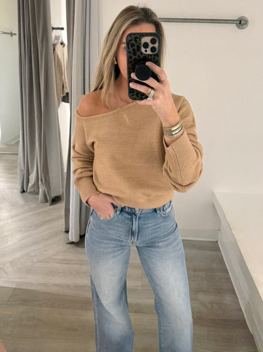 Cold Shoulder Sweater