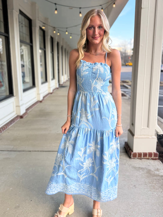 Cornflower Maxi Dress