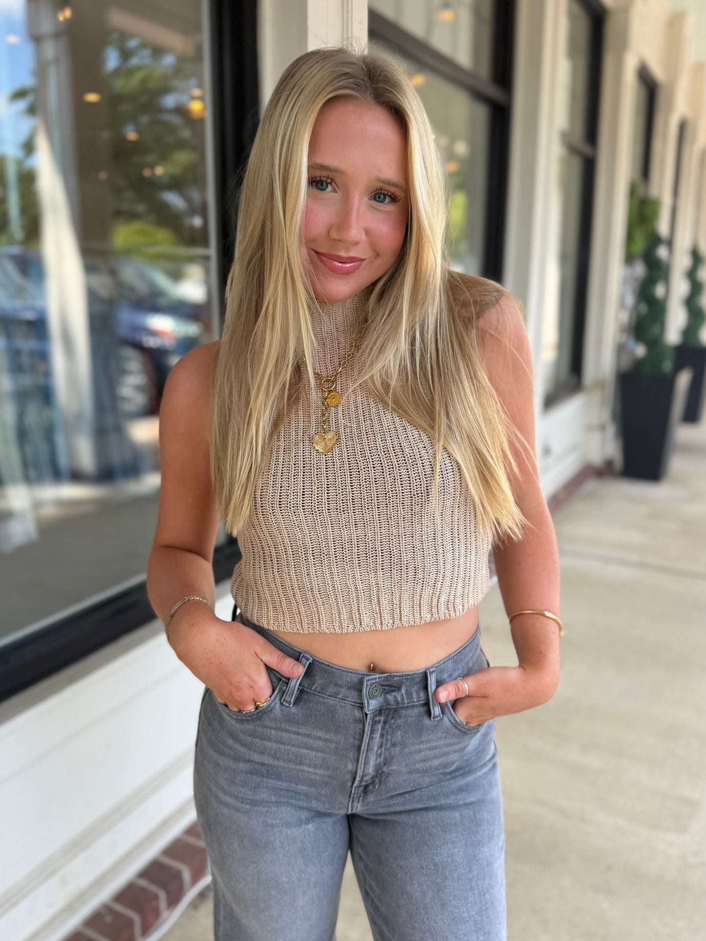 Open Crochet Top (2 colors)
