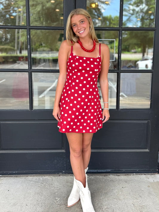 Red Polka Dot Mini