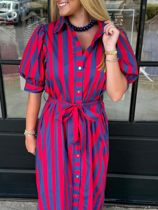 Ole Miss Stripe Maxi