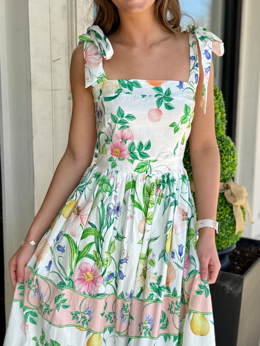 Summer Romantic Garden Maxi