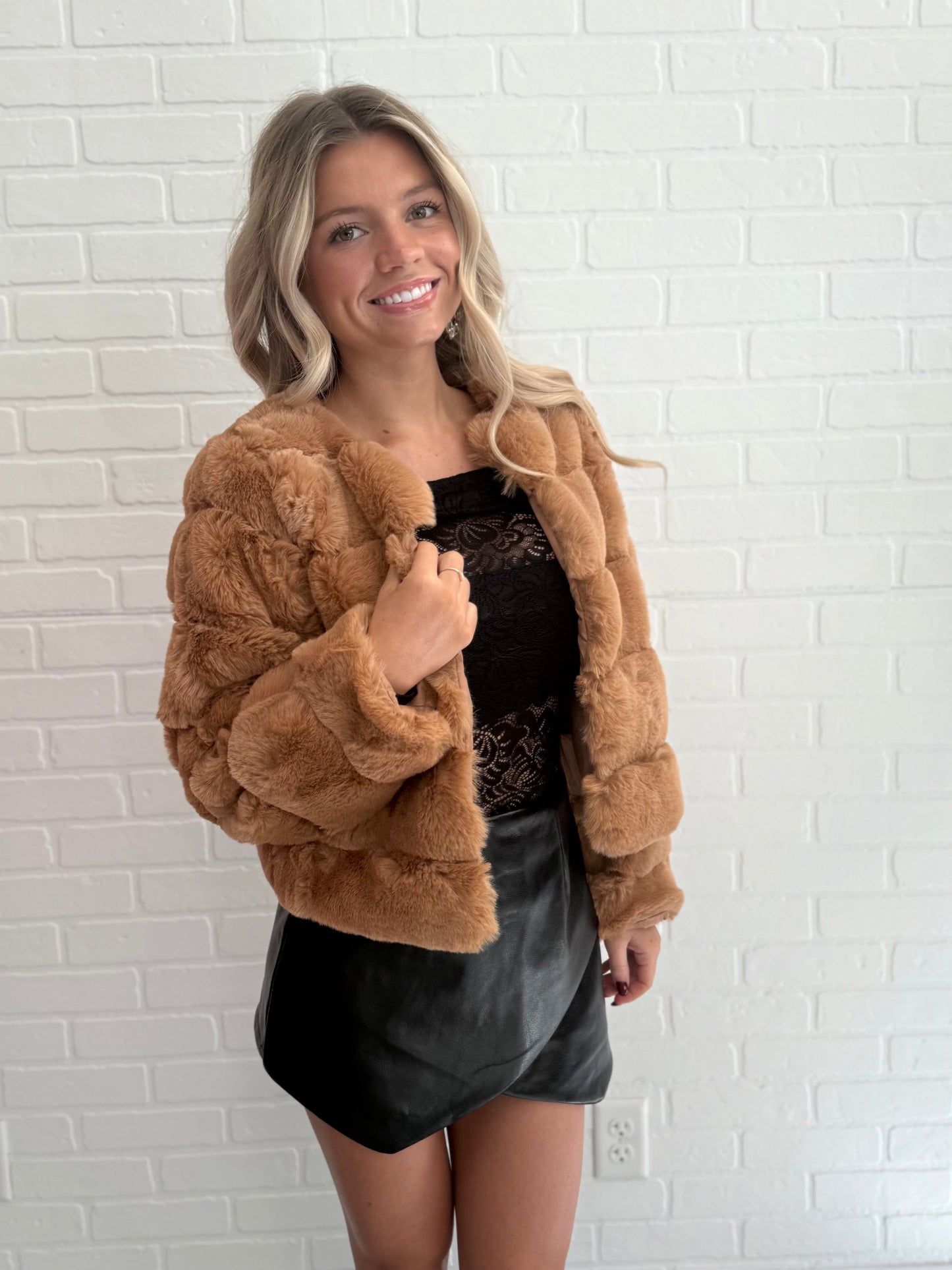 Camel Fur Jacket