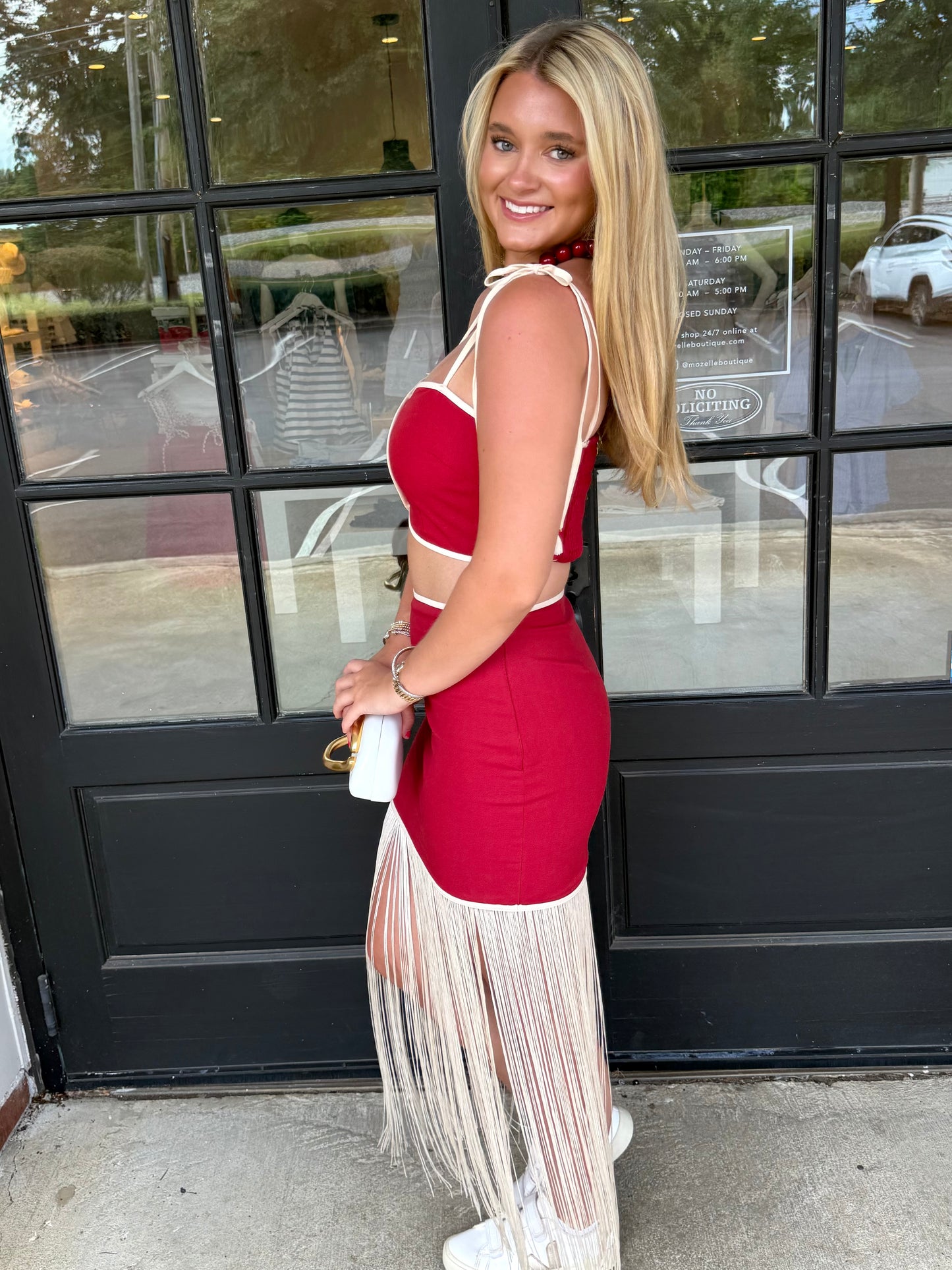 Gameday Fringe Skirt (4 colors)
