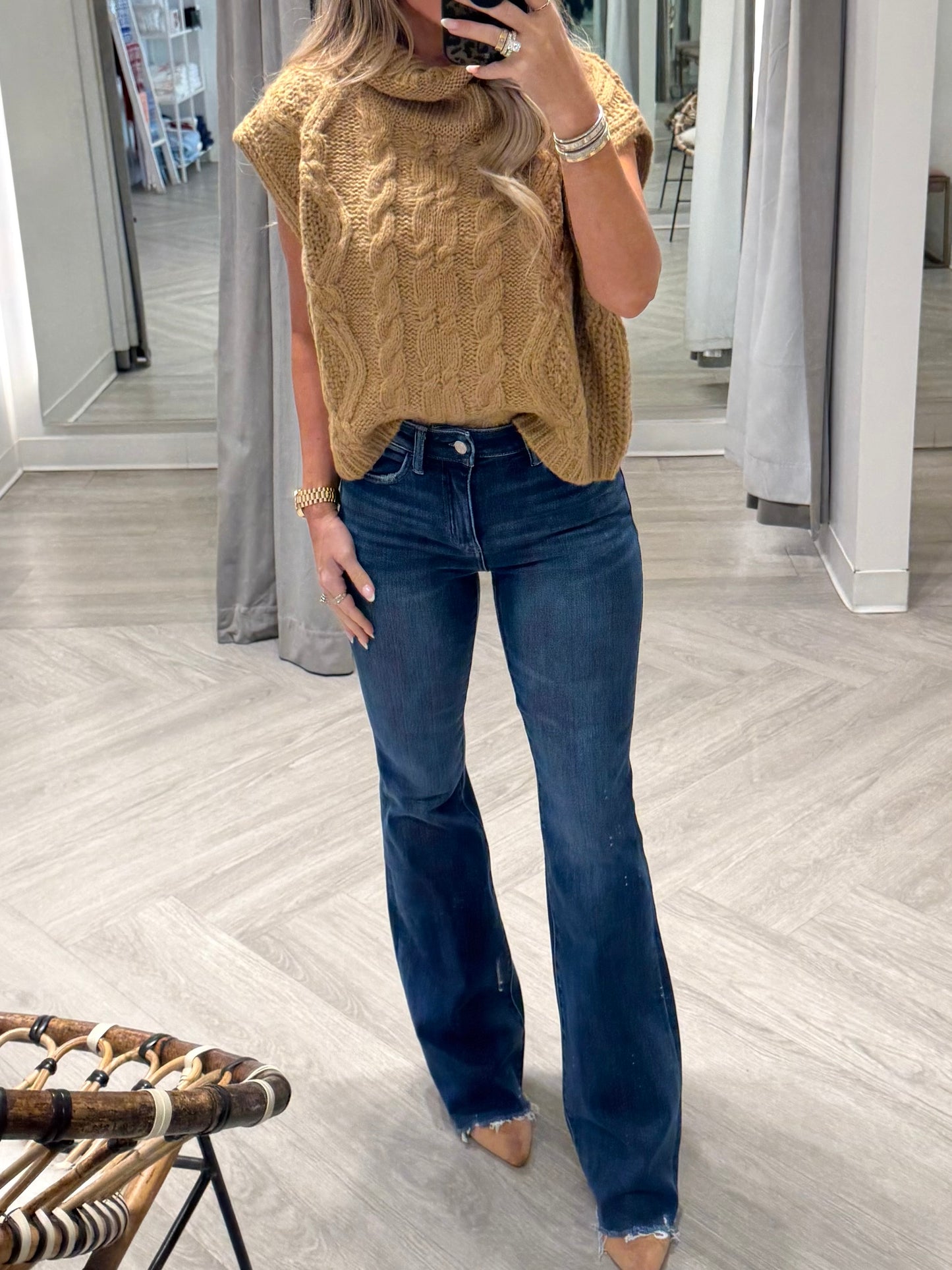 Dark High Rise Bootcut