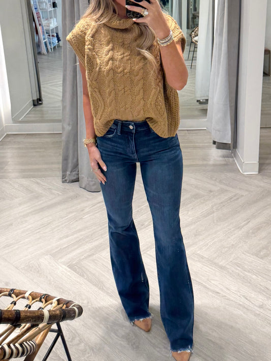 Dark High Rise Bootcut