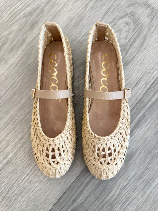 Woven Mary Jane Flat