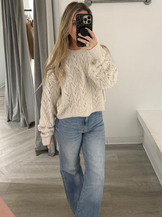 Crochet Crew Sweater