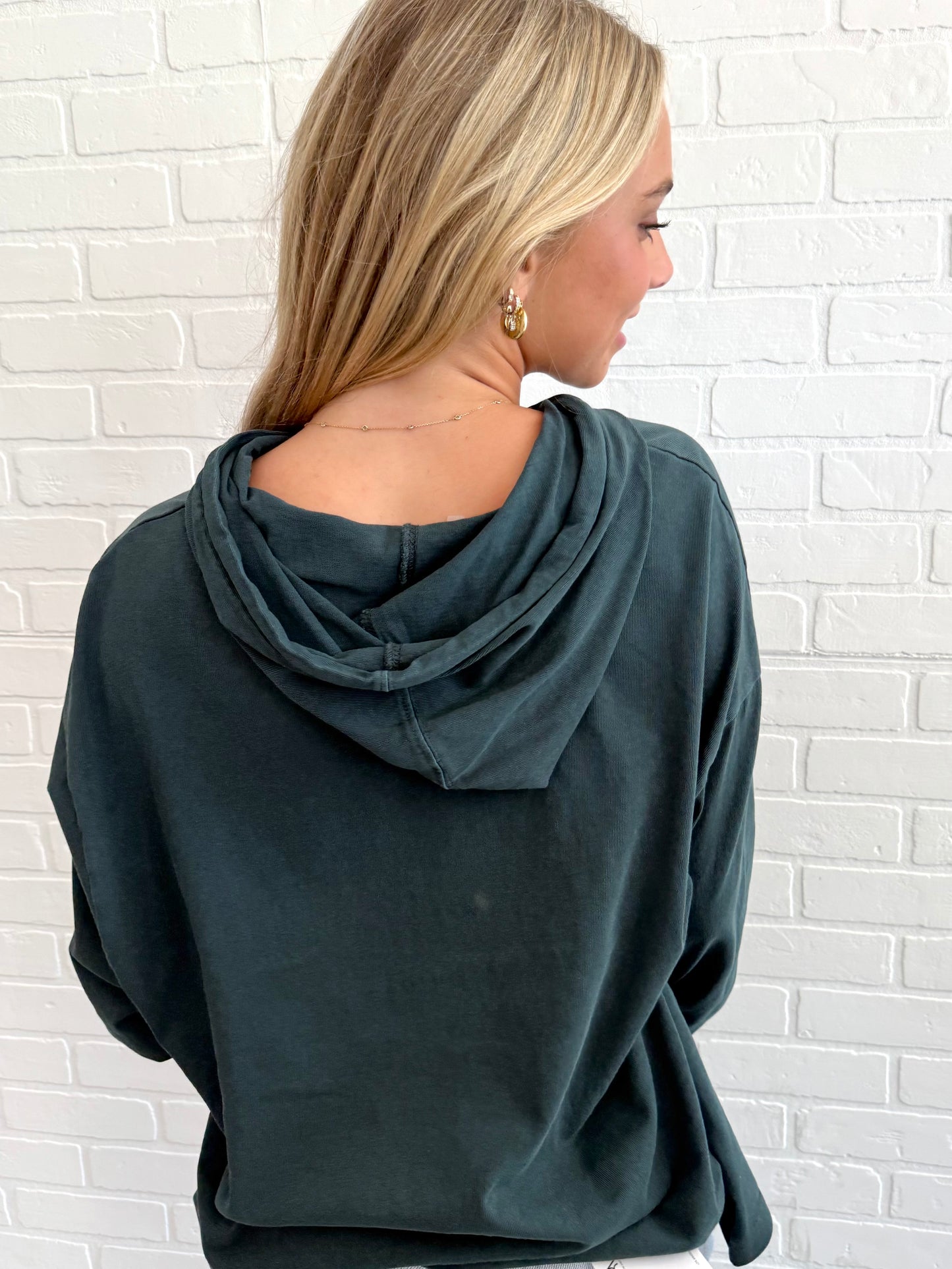 Hooded Drawstring Sweater (4 colors)