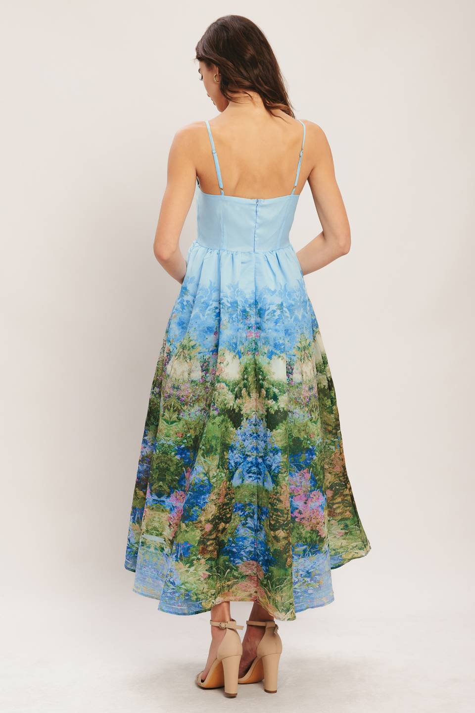 Floral Courtyard Midi