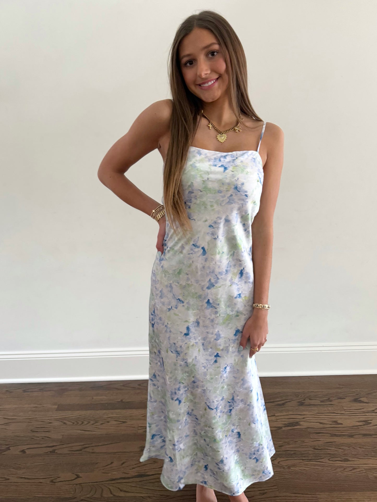 Blue/Green Moon&Stars Dress