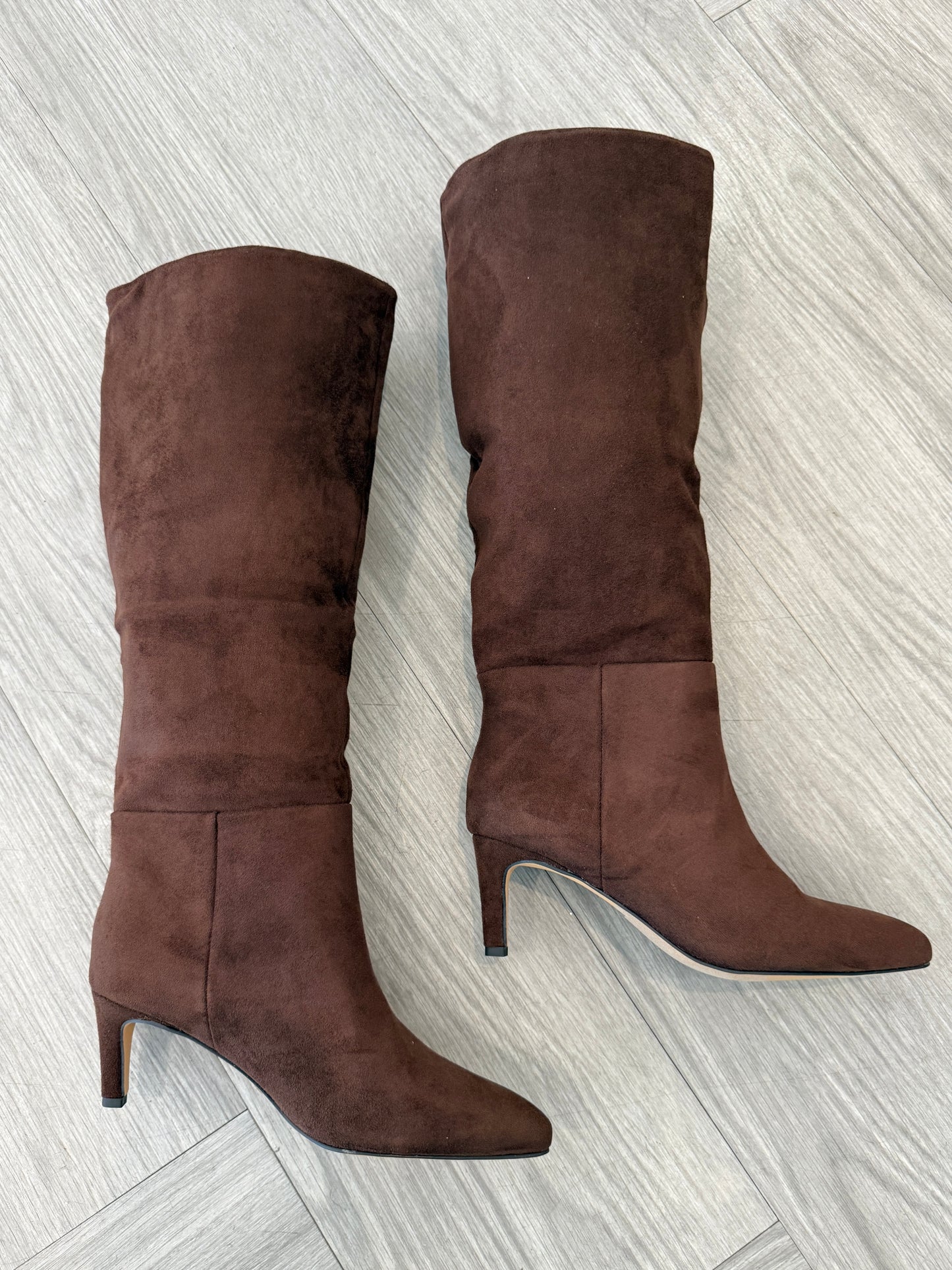 Stiletto Suede Knee High Boot (3 colors)