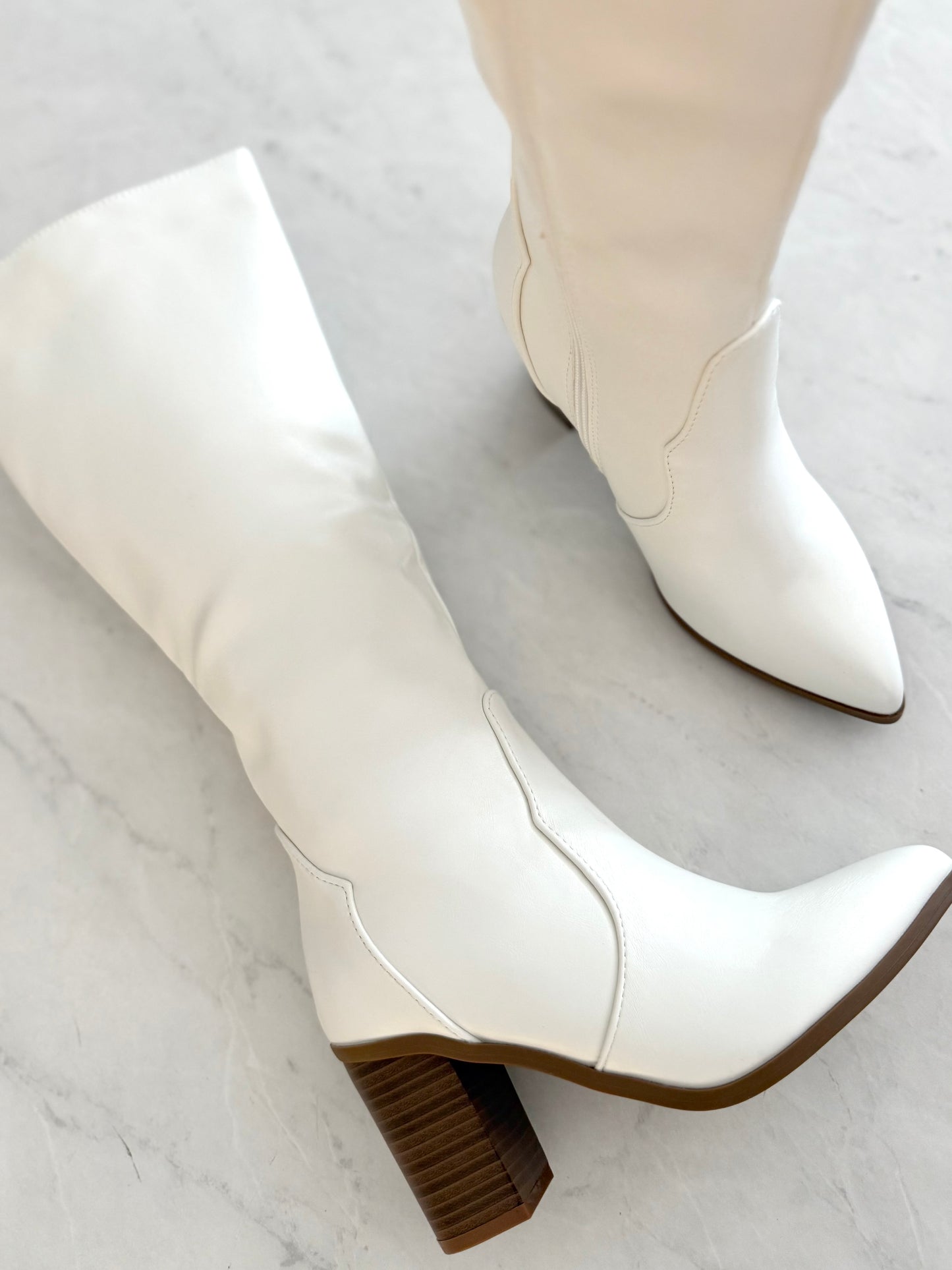 White Regent Boot