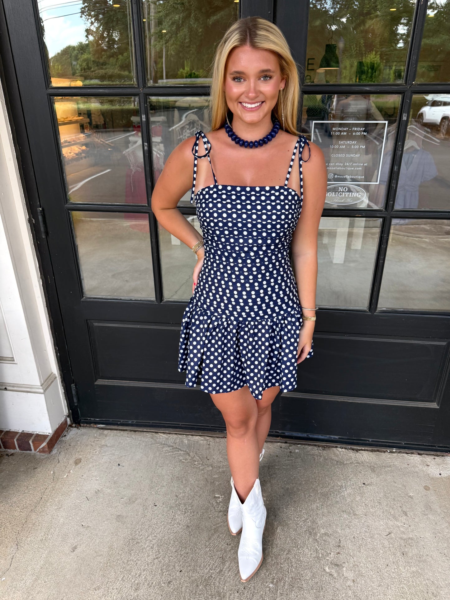 Polka Dot Pleated Mini (4 colors)