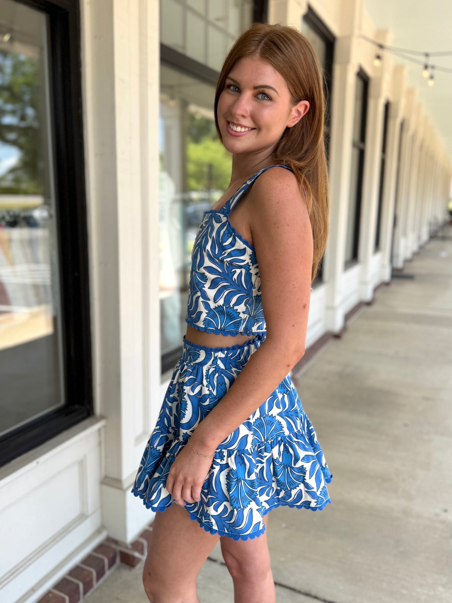 Seaside Scalloped Skirt