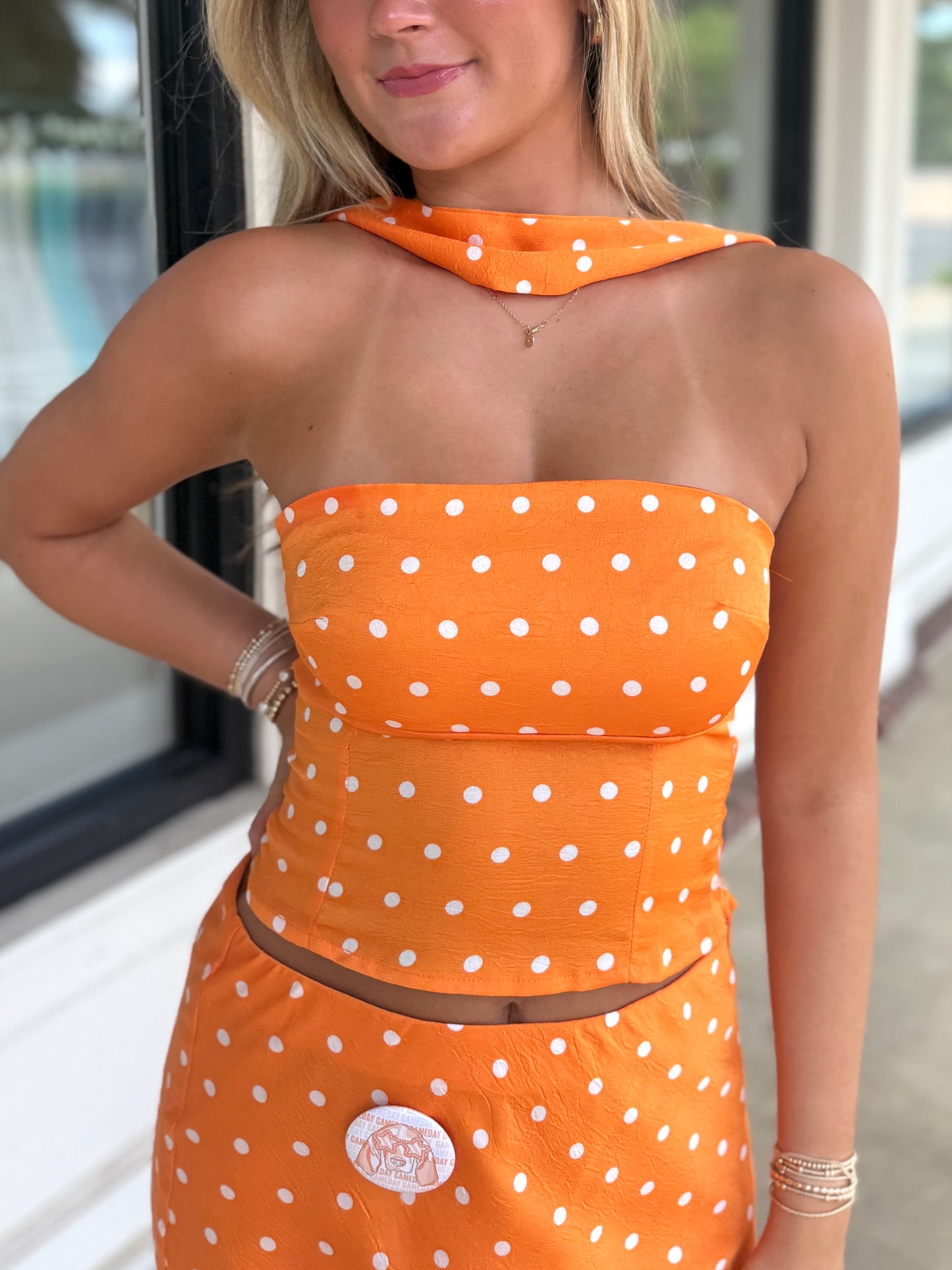 Polka White Dot Top (3 colors)
