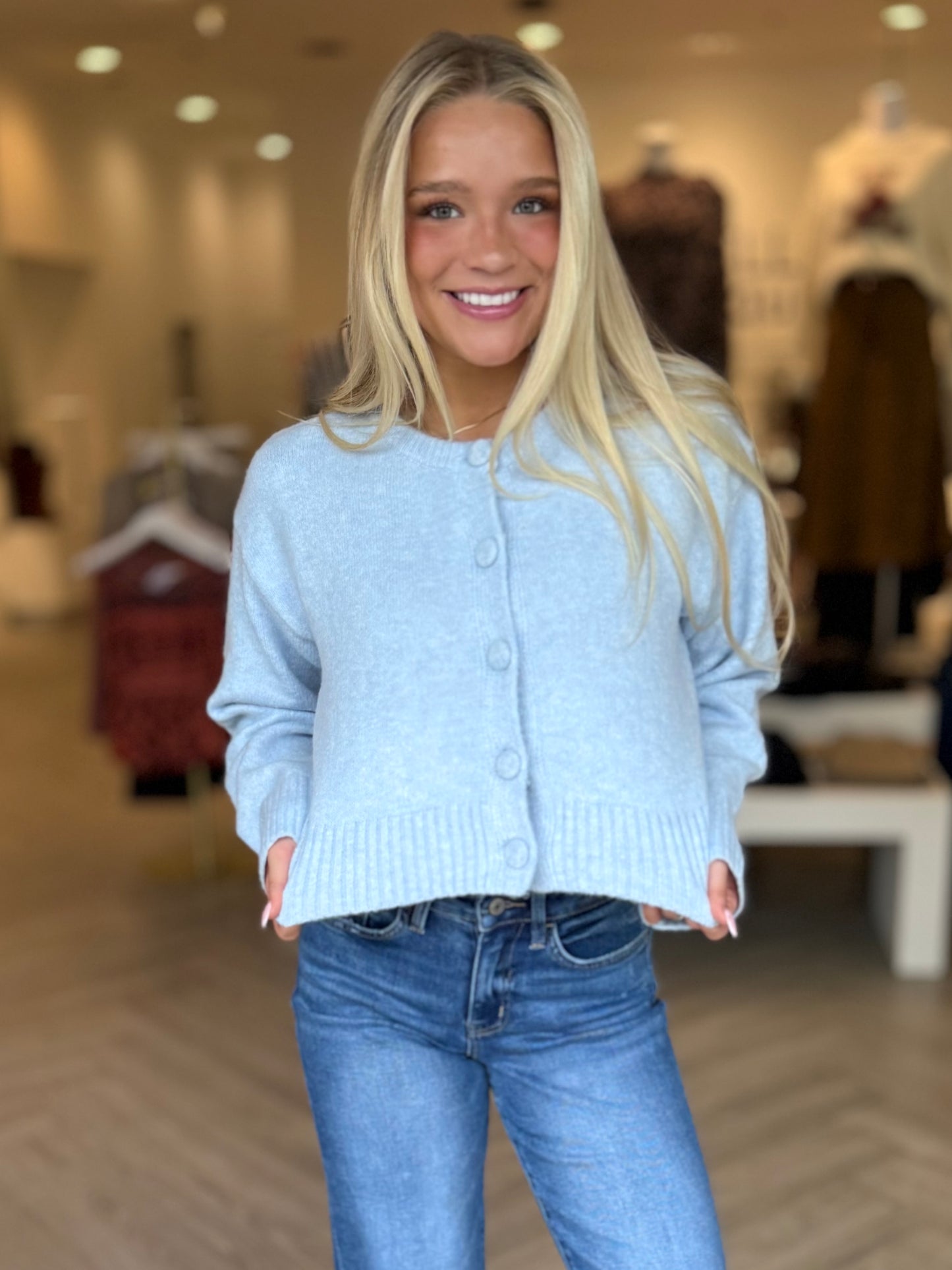 Round Neck Cardigan (2 colors)