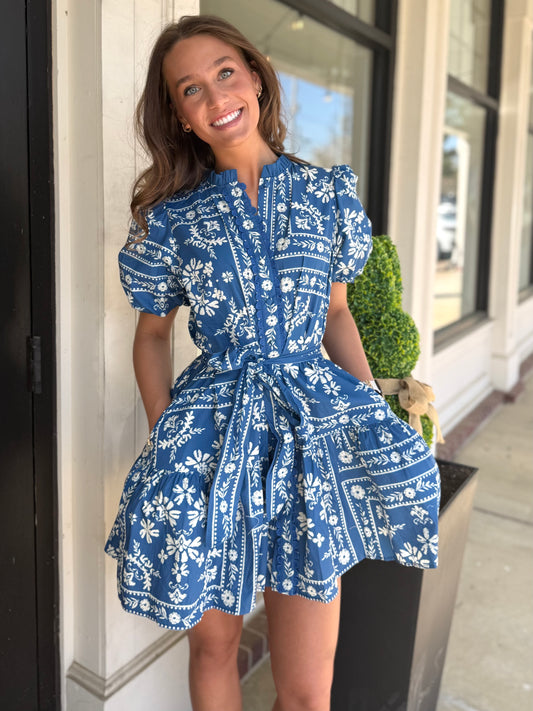 Denim Blue Bandana Mini