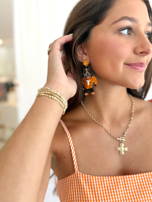 SMOKEY the Dog Earrings
