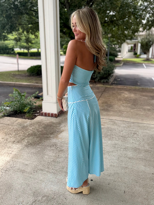 Chevron Halter Top