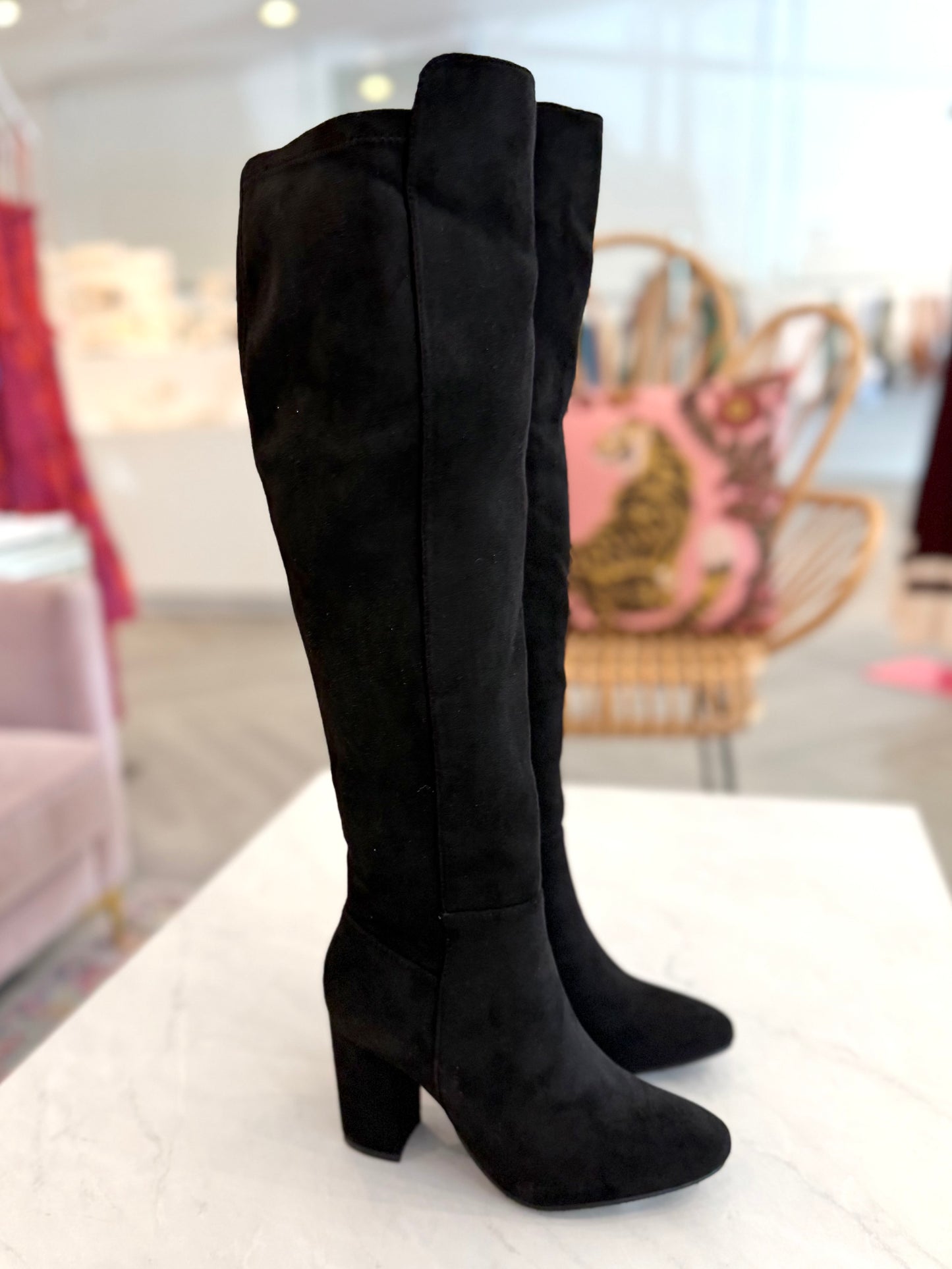Kyla Knee High Suede Boot (3 colors)