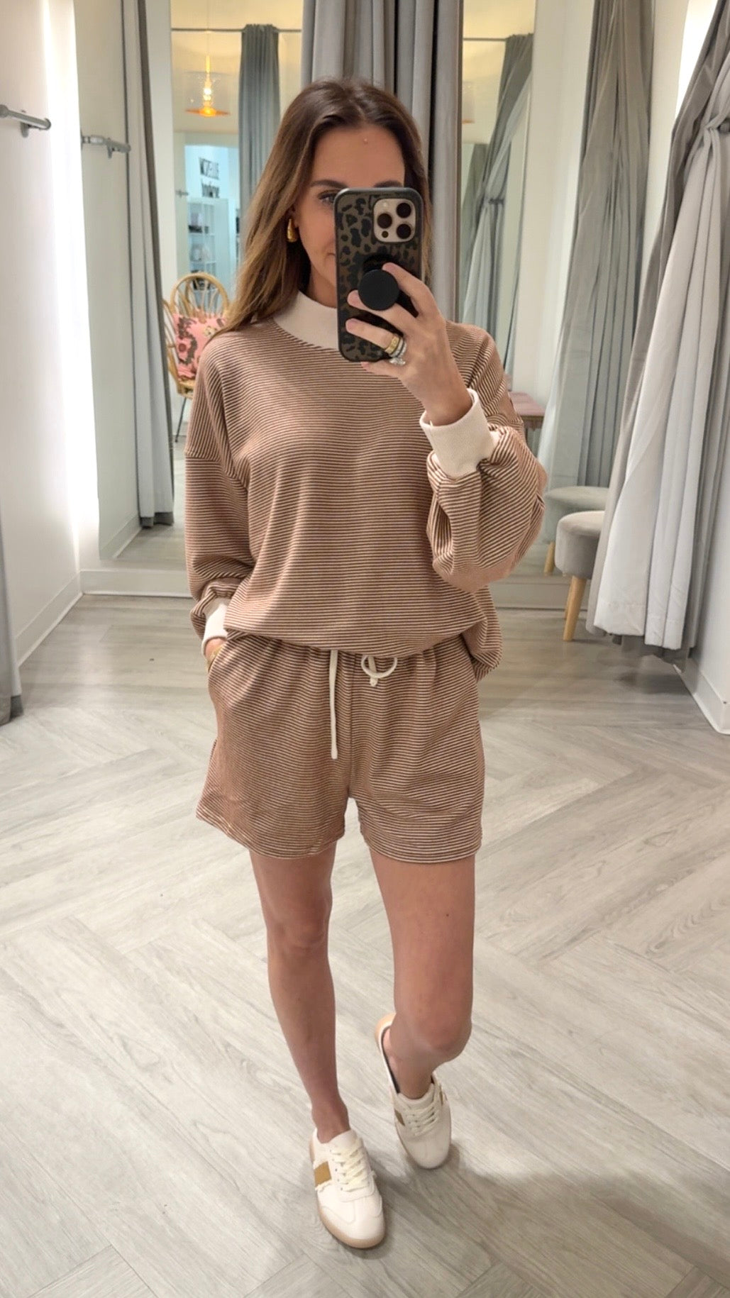 Lounge Stripe Shorts (2 colors)