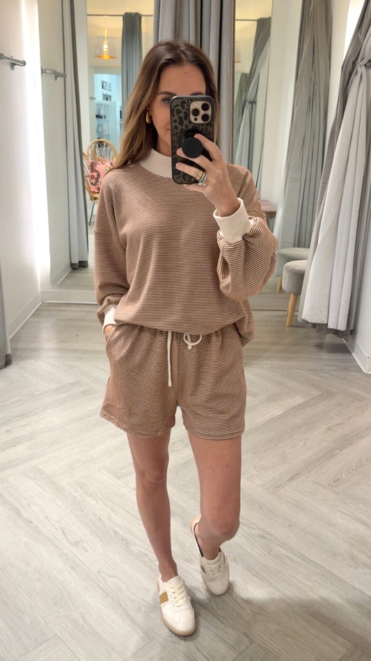 Lounge Stripe Shorts (2 colors)