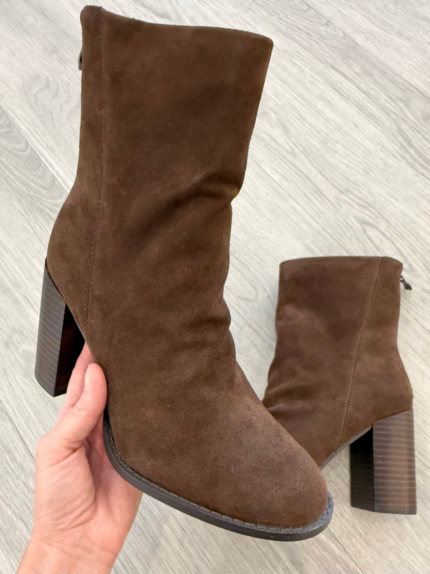 Maxine Suede Heel Bootie (2 colors)