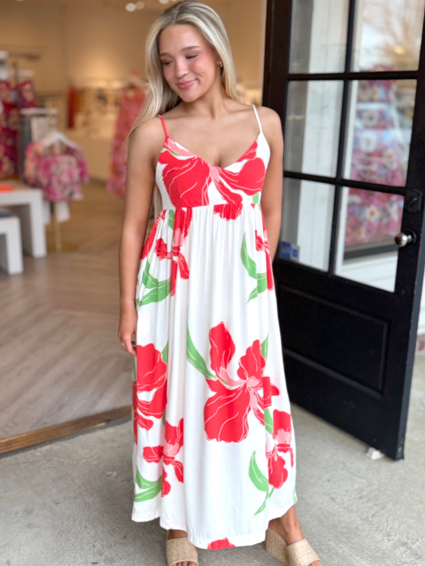 Natural Orange Poppy Maxi