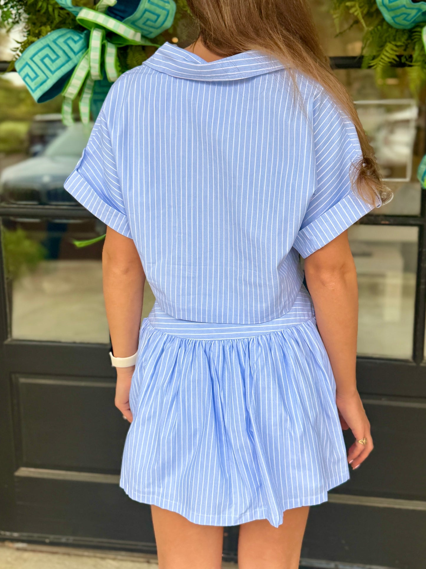Sailor Stripe Crop Top