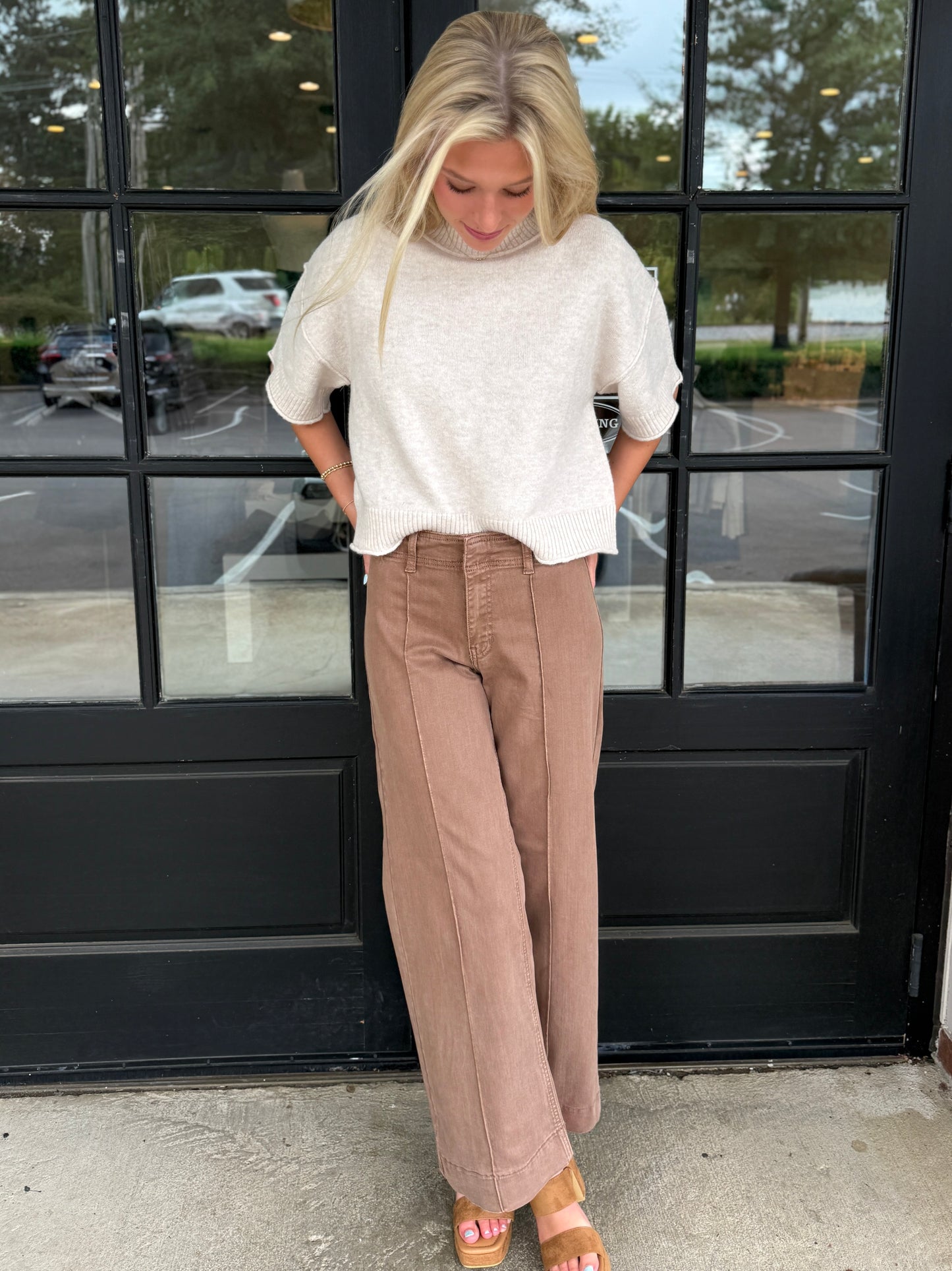 Vintage Brown Twill Trouser