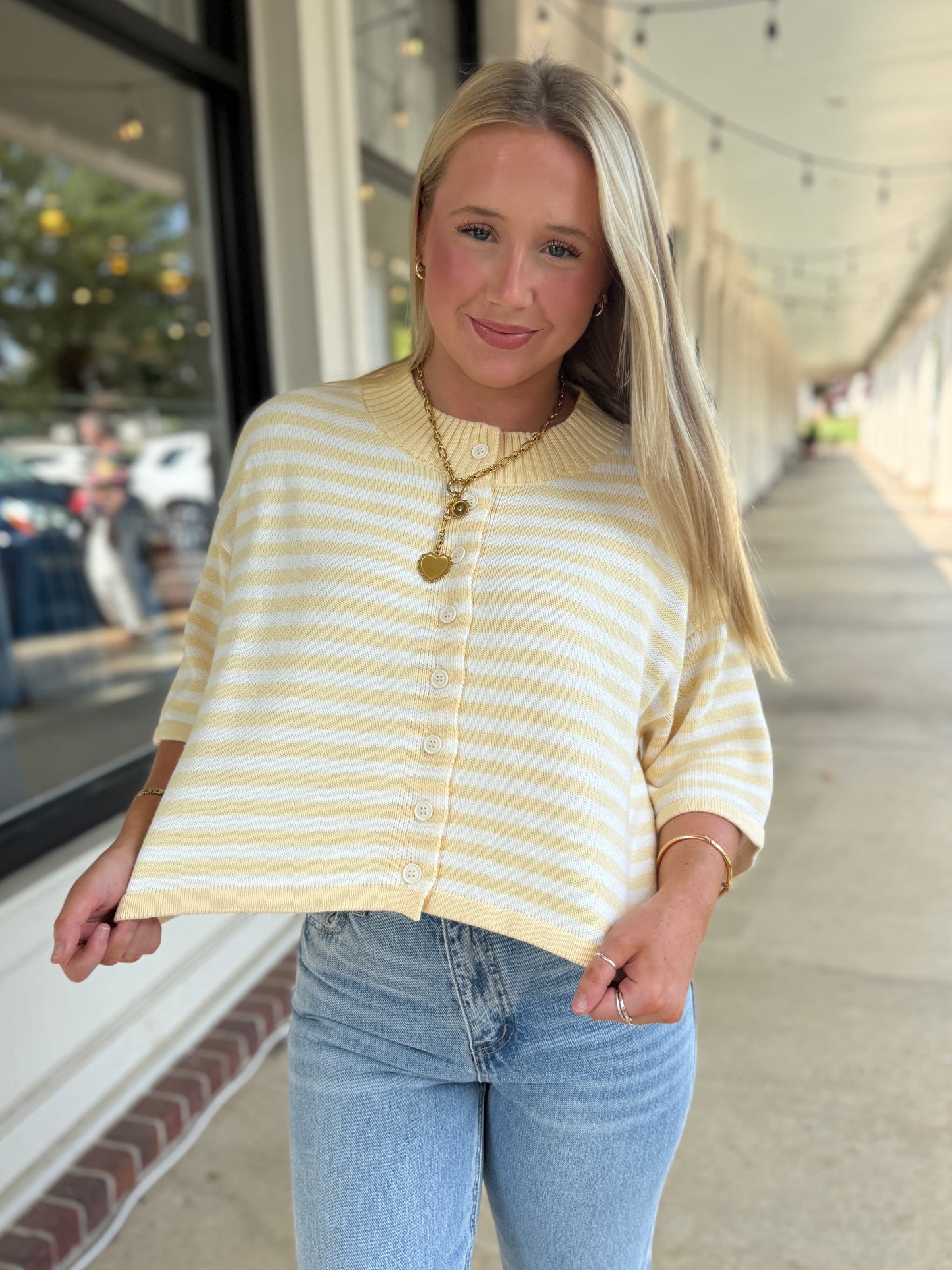 Hour Striped Cardigan