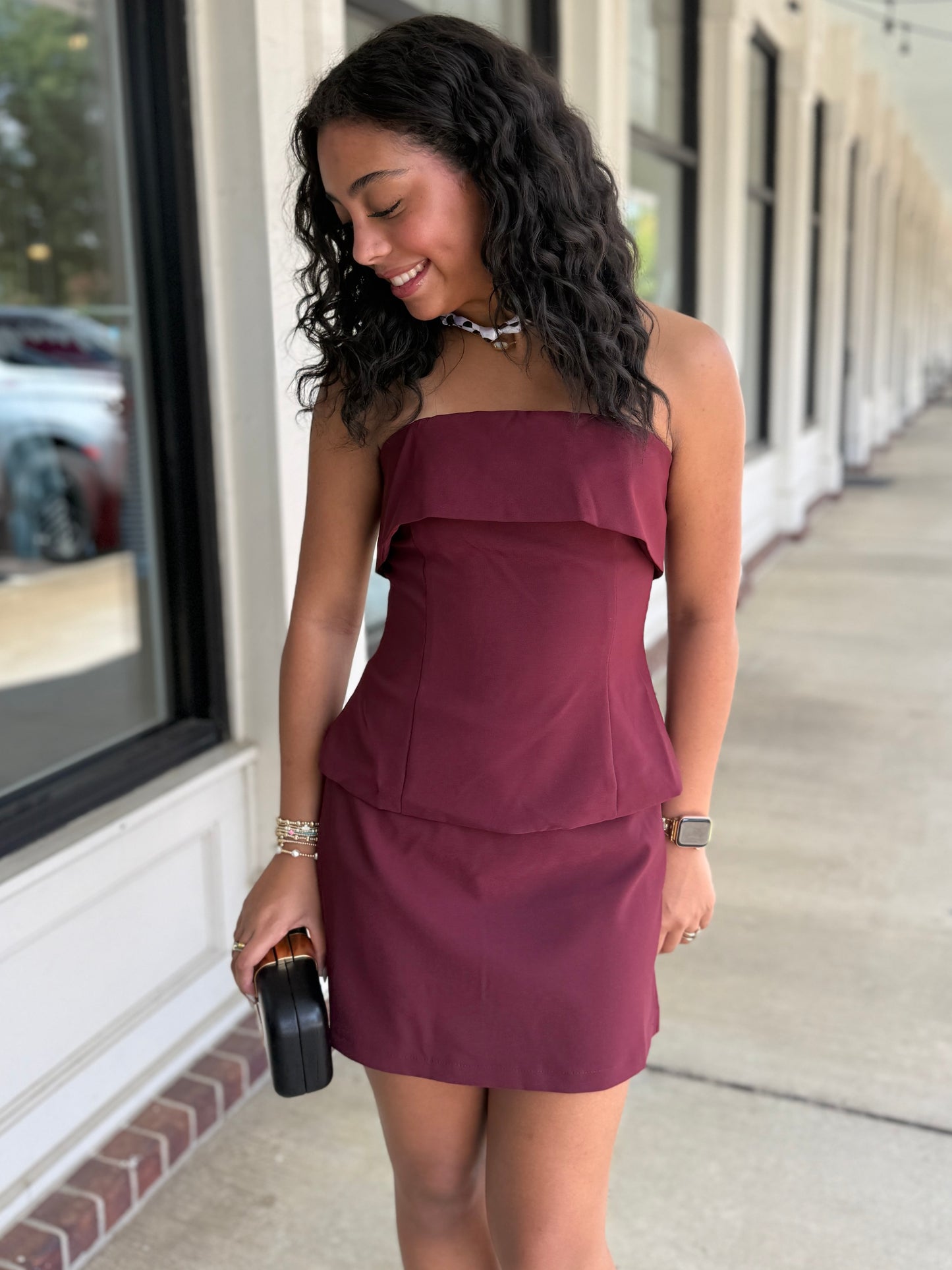 Crepe Mini Skort