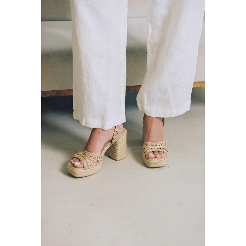Olivia Espadrille Platform Heel