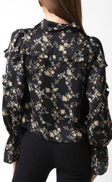 Black Marigold Blouse