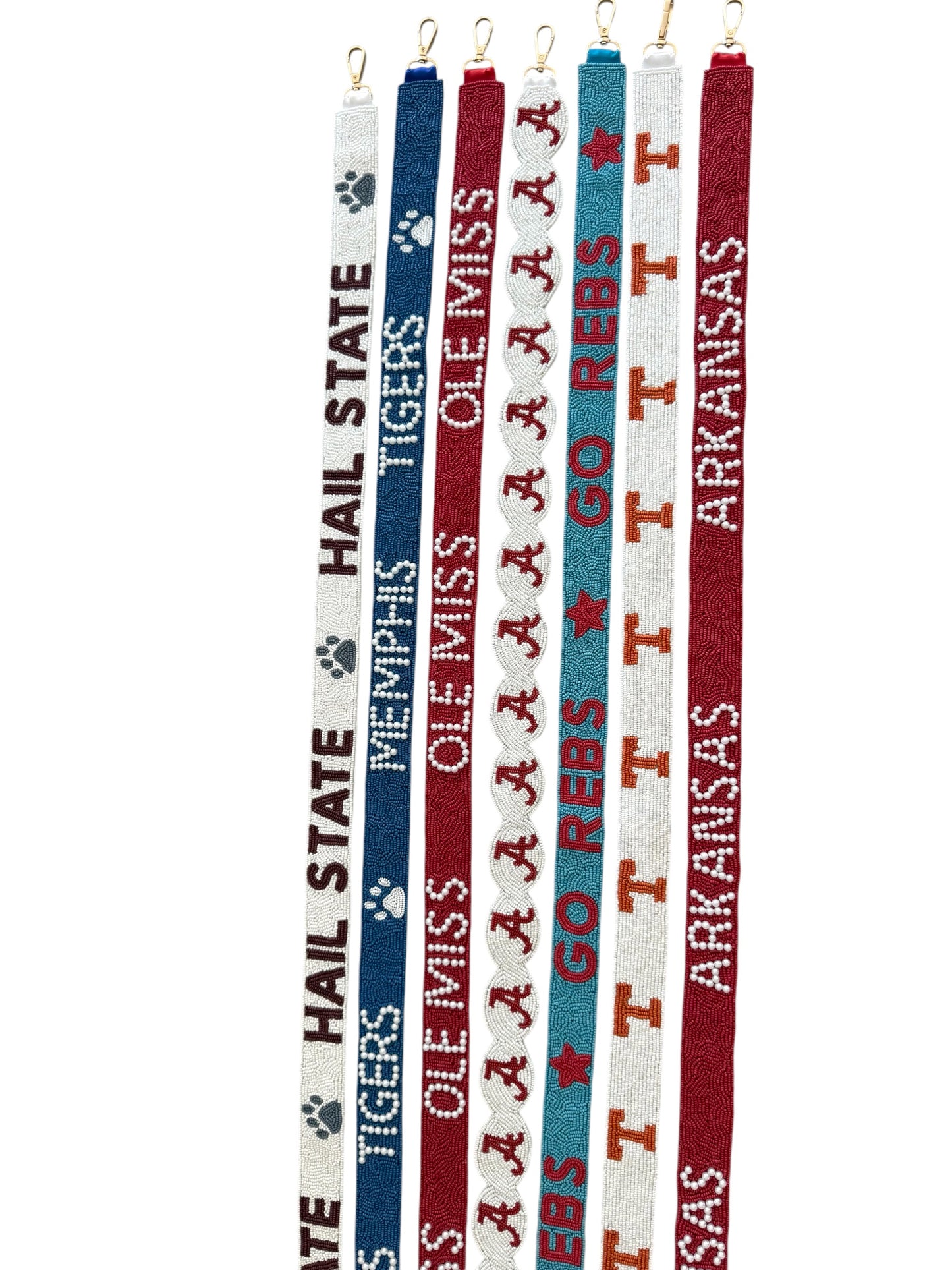 TIGERS Beaded Purse Strap