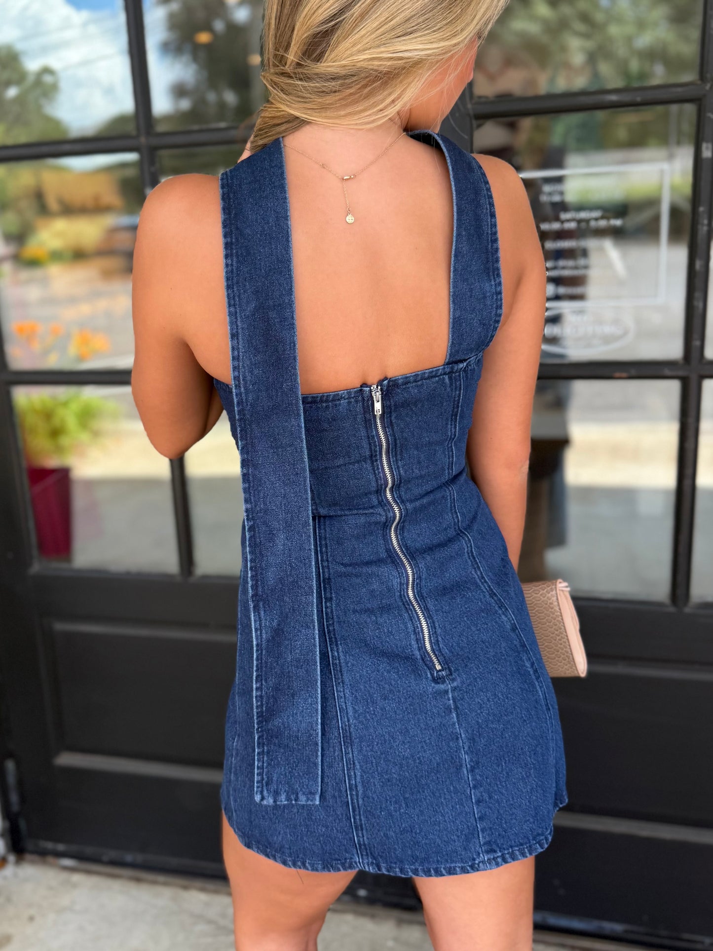 Indigo Denim Tube Mini