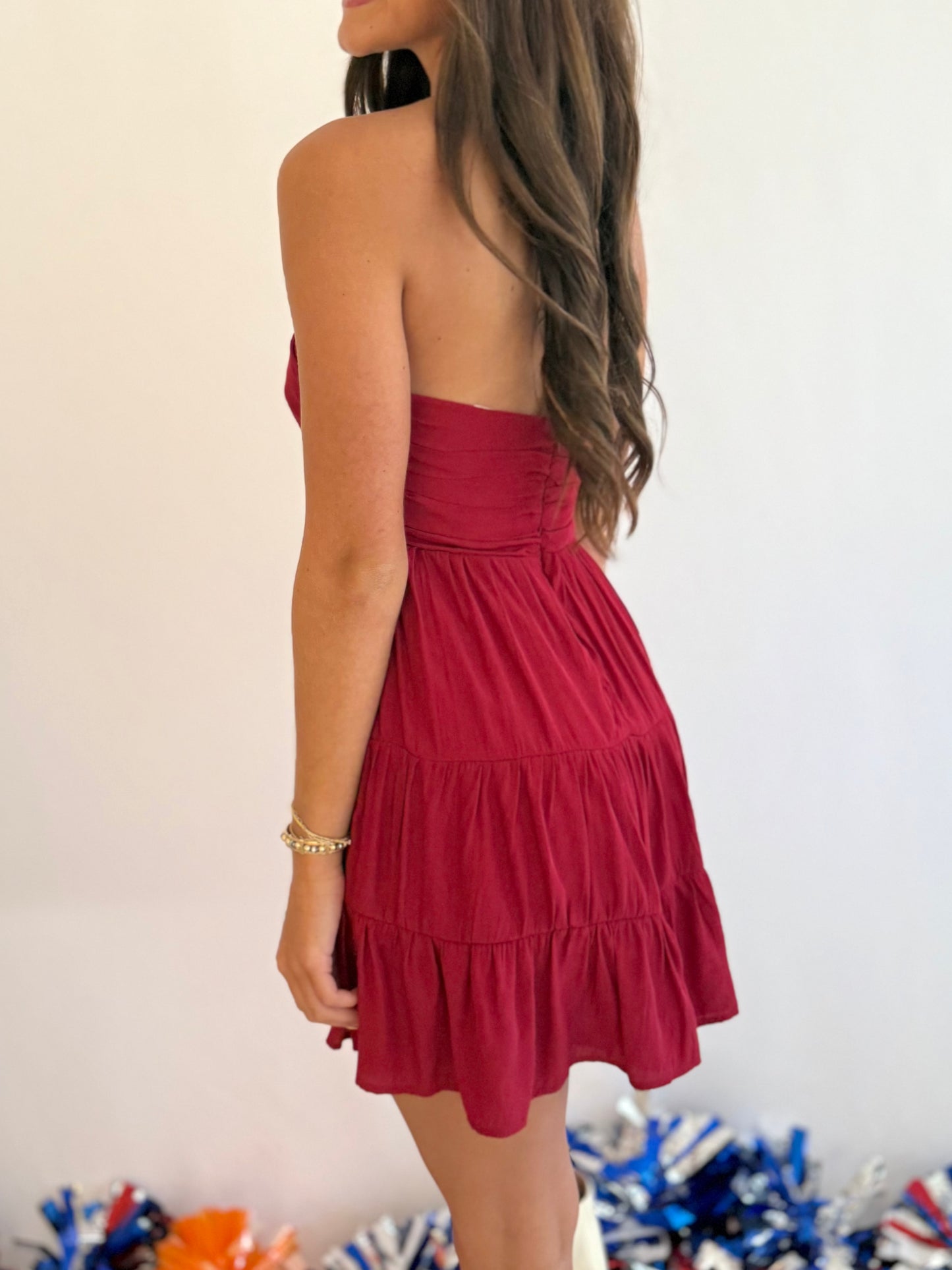 GAMEDAY Multi Tiered Mini Dress