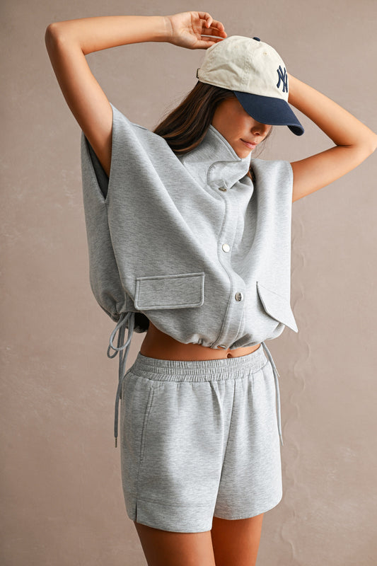 Grey Scuba Shorts