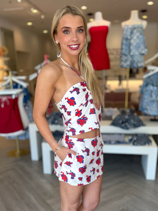 Petal Confetti Halter Top