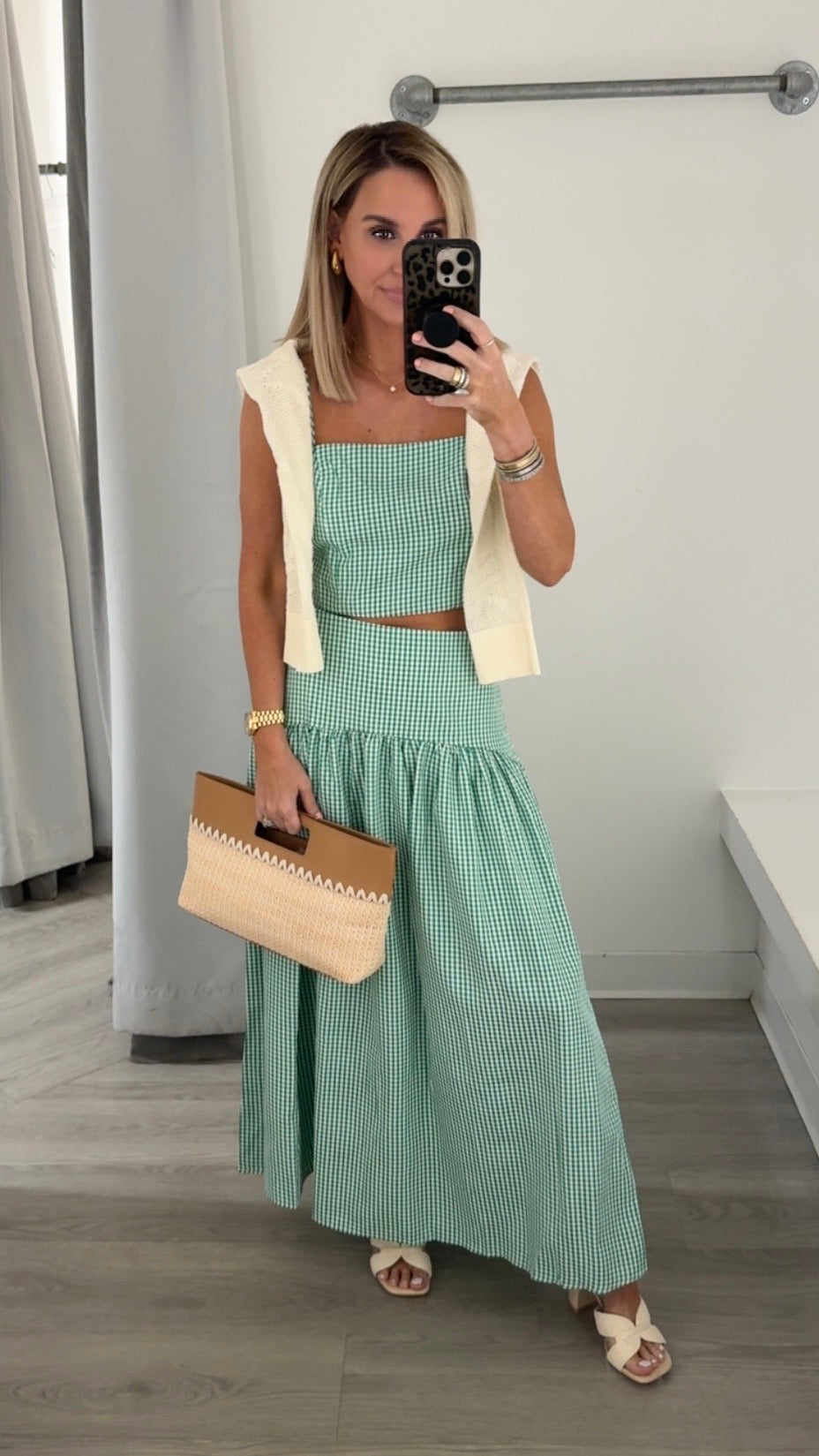 Gingham Top  (5 Colors)