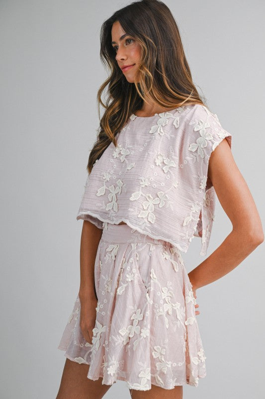 Pink Pixie Flower Skirt