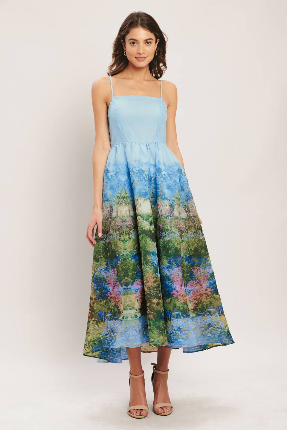 Floral Courtyard Midi