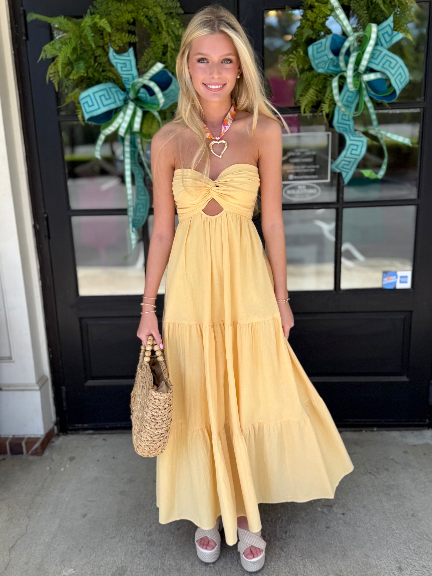 Strapless Honey Maxi