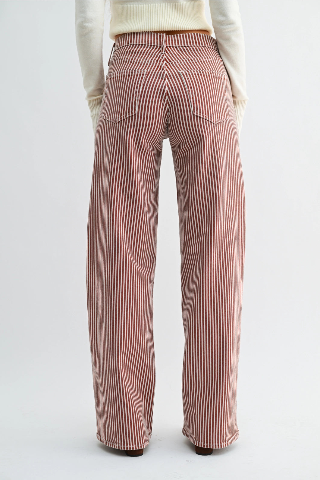 Sienna Stripe Wide Leg Jean